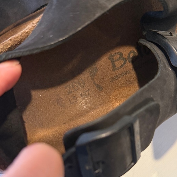 Birkenstock Black and Brown Sandals